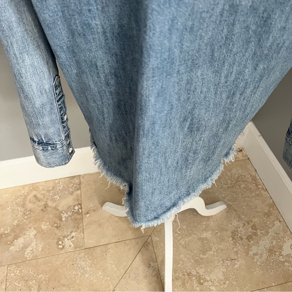 Lucky Brand Blue Denim Shirt - Picture 9 of 16